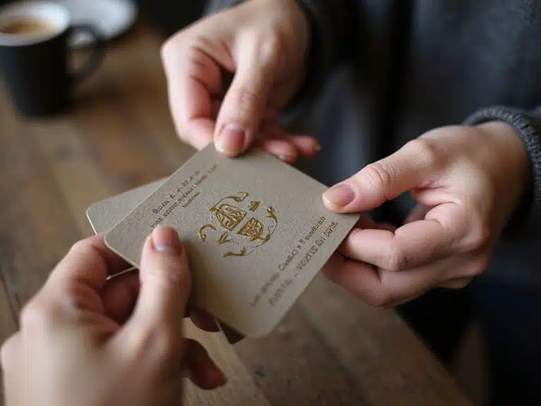 Effektives Networking mit Visitenkarten