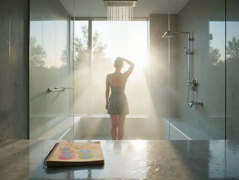 Dusche für kreative Einsichten